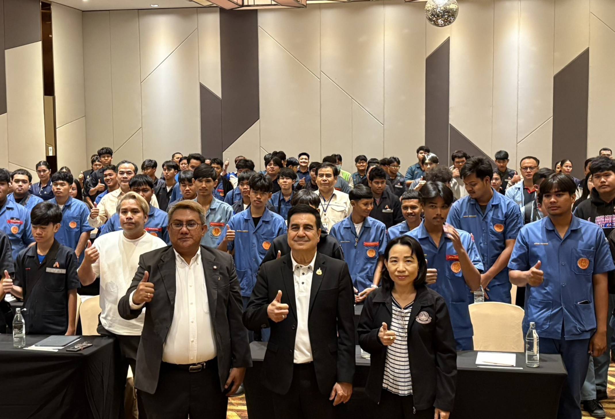 ผู้อำนวยการ สสปท. เปิดการสัมมนา เชิงวิชาการ หัวข้อ “มาตรการความปลอดภัยในสถานประกอบกิจการ สู่ความปลอดภัยทางถนน (จุดเสี่ยง) รุ่น 1