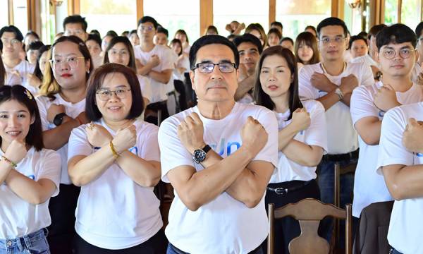 ผู้อำนวยการ สสปท.นำคณะผู้บริหารและเจ้าหน้าที่สถาบันฯ ร่วมประกาศเจตนารมณ์ขับเคลื่อนองค์กรคุณธรรม ประจำปีงบประมาณ 2569
