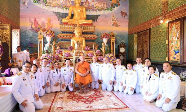 สสปท. ร่วมพิธีถวายผ้าพระกฐินพระราชทานของกระทรวงแรงงาน ประจำปี 2566 ณ วัดบางพระวรวิหาร จ.ชลบุรี