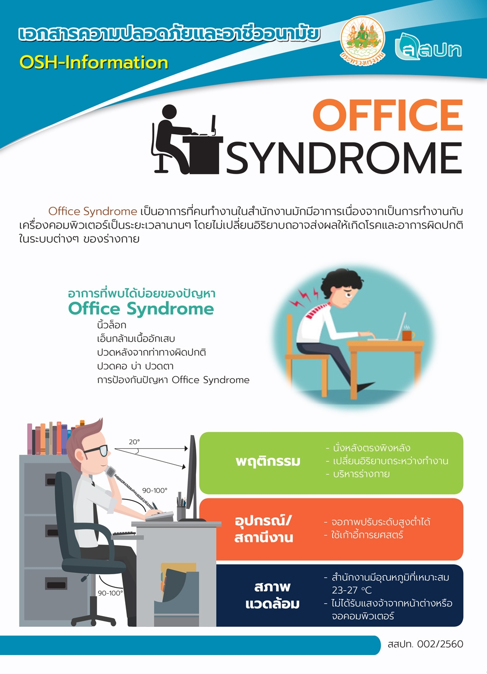 ออฟฟิศซินโดรม Office Syndrome